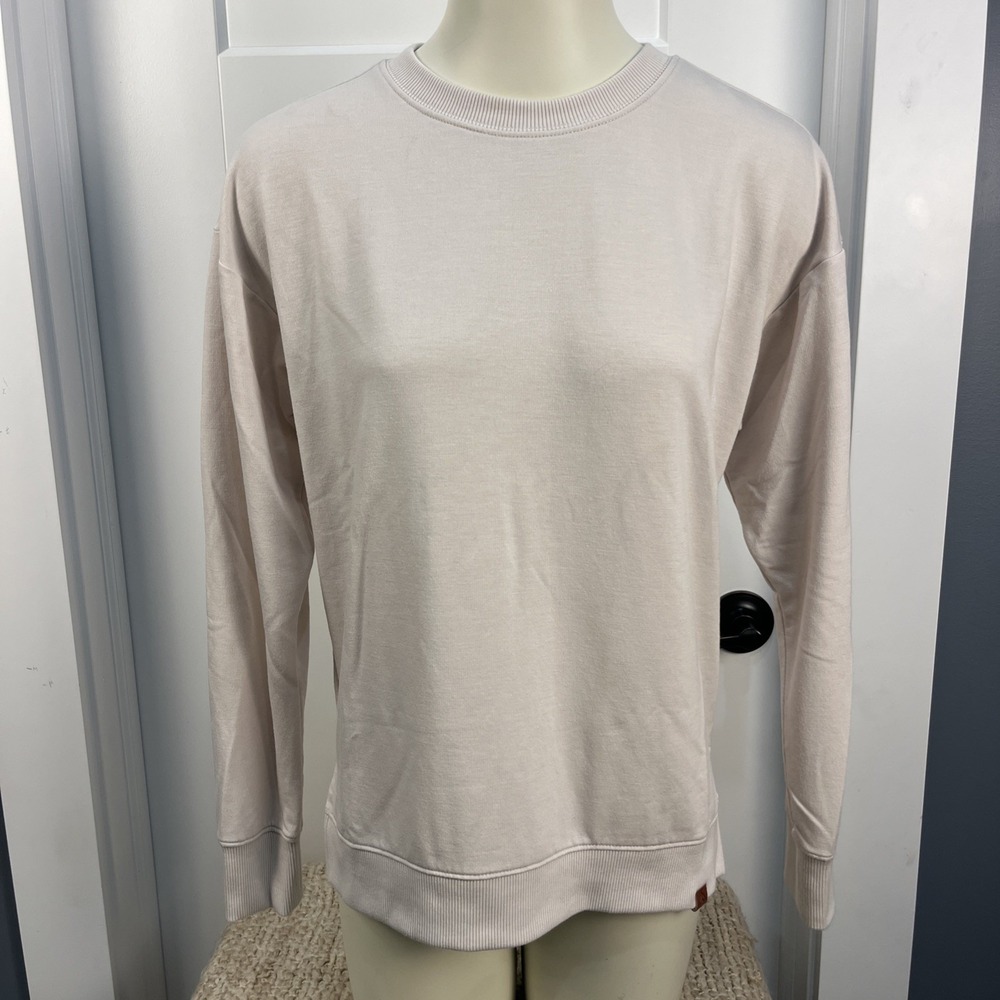 Alpine Design Women's Pullover Sweater Ivory Cream White‎ Size Small Crew Neck